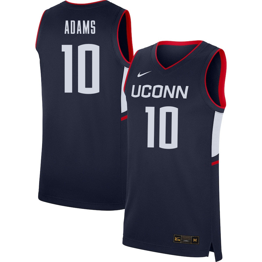 2021 Men #10 Brendan Adams Uconn Huskies College Basketball Jerseys Sale-Navy - Click Image to Close